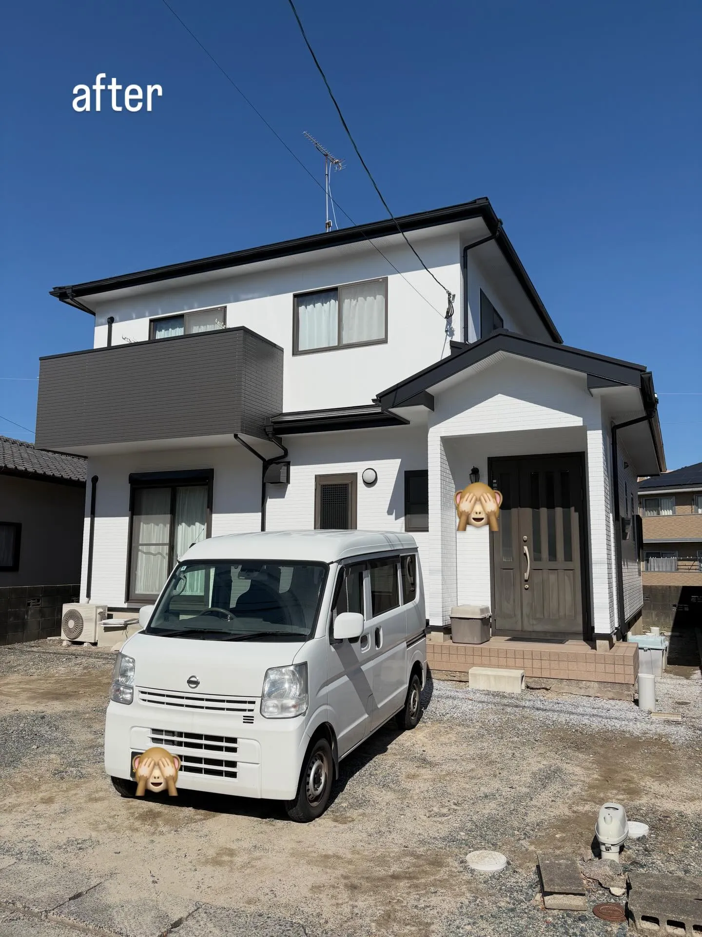 粕屋町のO様邸で、外壁と屋根の塗装工事を無事完了しました✨築...