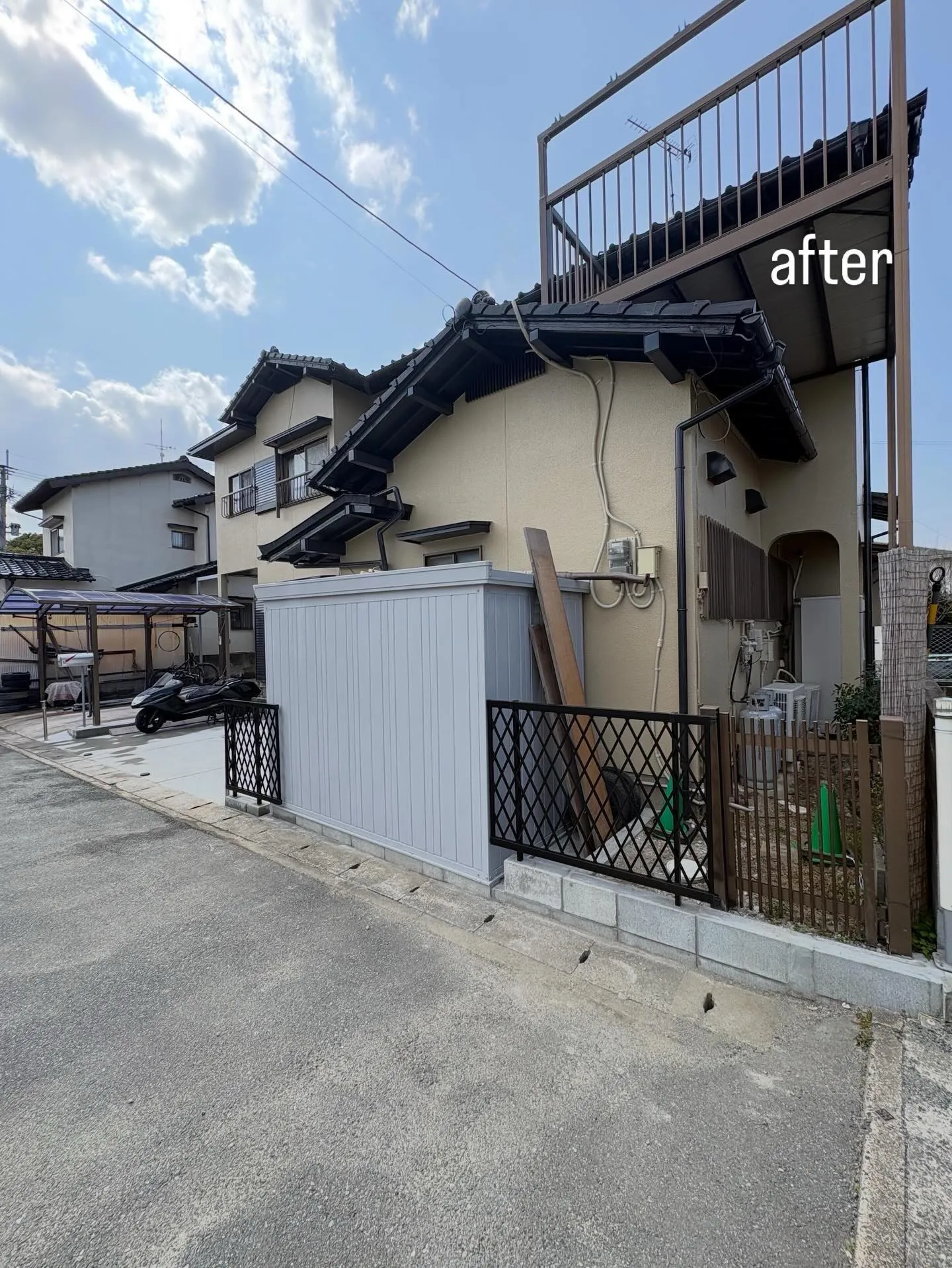 粕屋町 T様邸にて外壁塗装工事・外構工事を施工させていただき...