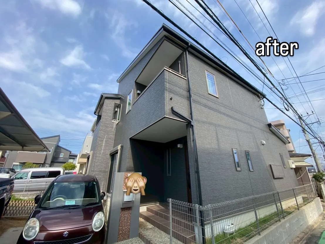 福岡の粕屋町で、M様邸の外壁と屋根の塗装工事を担当させていた...